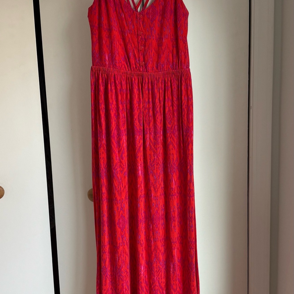 Cynthia Rowley Red and Pink Dress